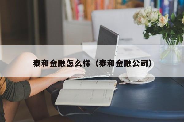 泰和金融怎么样(泰和金融公司)