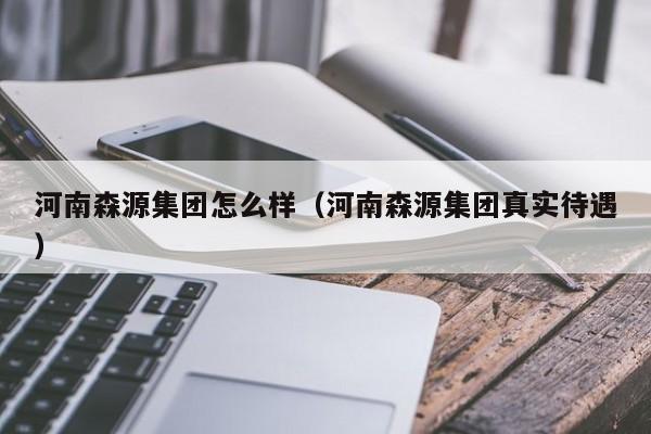 河南森源集团怎么样(河南森源集团真实待遇)